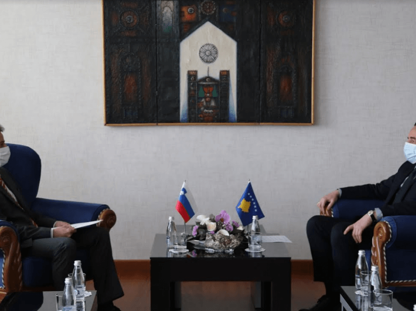 Kurti takohet me ambasadorin slloven, konfirmohet mbështetja e Sllovenisë për Kosovën