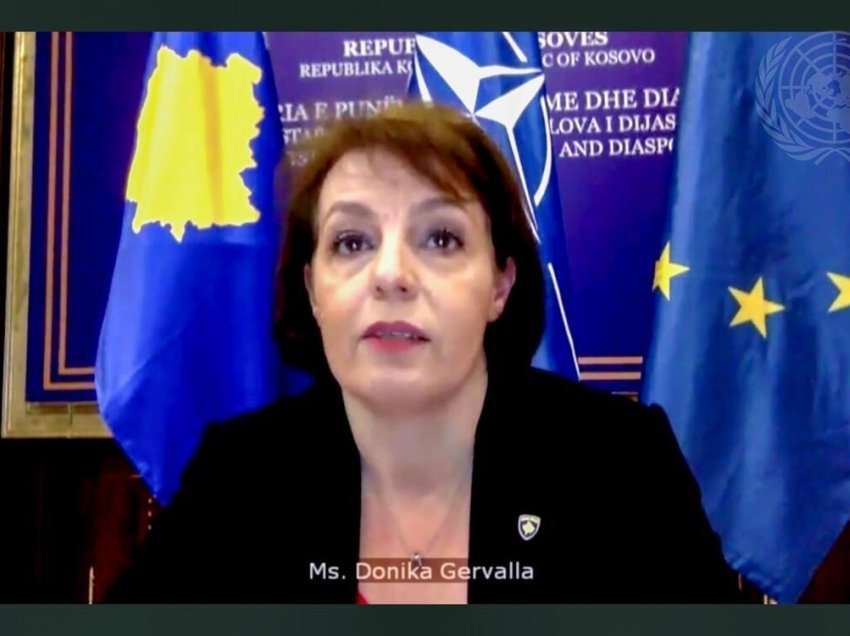 Donika Gërvalla para Këshillit të Sigurimit: Babain ma ka vrarë regjimi i Beogradit, pavarësia e Kosovës është punë e kryer
