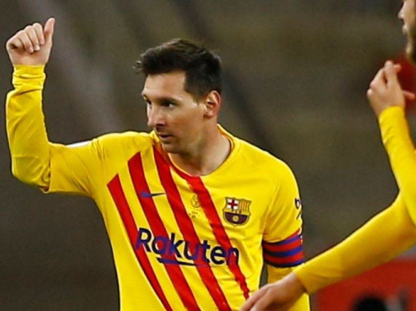 Messi: Është ndjenjë e veçantë të fitosh trofe si kapiten i Barcelonës