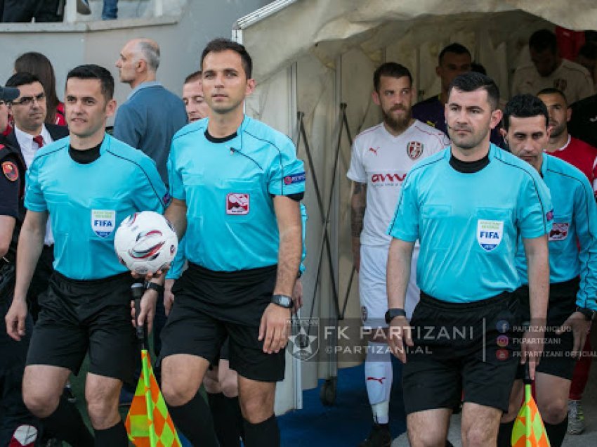 Ja kush arbitron në Tirana-Kukësi dhe Partizani-Kastrioti