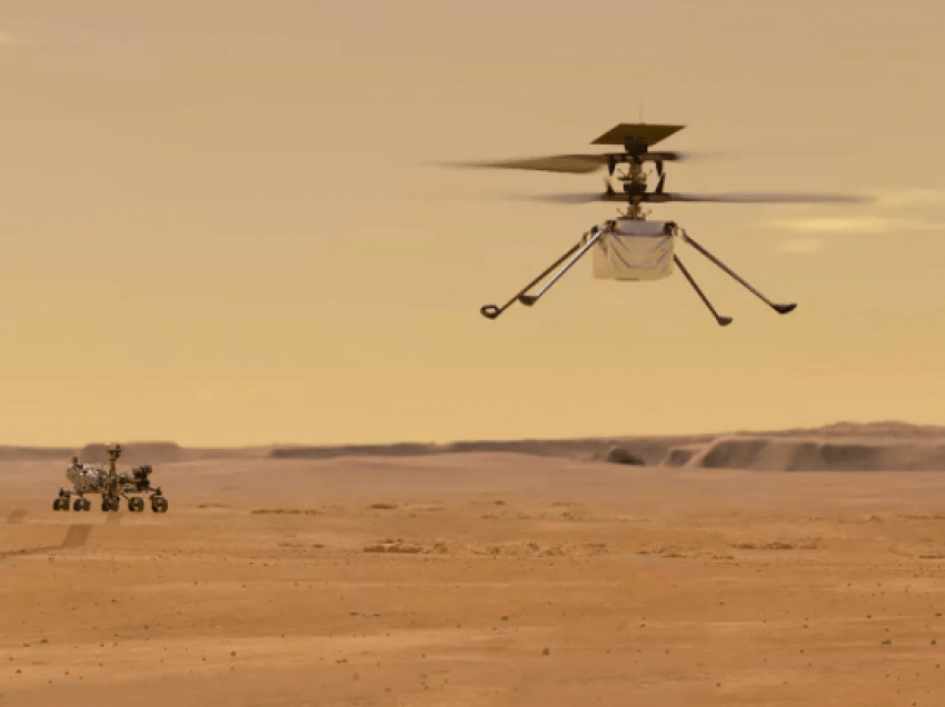 NASA lëshon të hënën për fluturim helikopterin e parë në Mars