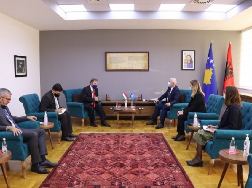 ​Sveçla takohet me ambasadorin Bencze, diskutojnë për bashkëpunimin Kosovë-Hungari