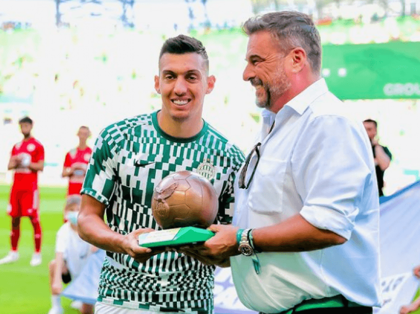 Shqiptari reagon pasi u shpall si lojtari më i mirë i sezonit në Hungari