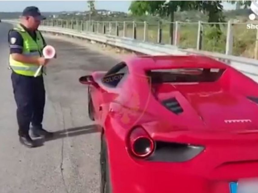 Me 147 km/h policia ndalon Ferrarin! Rruga kthehet në pistë “Formula 1” - pamjet 