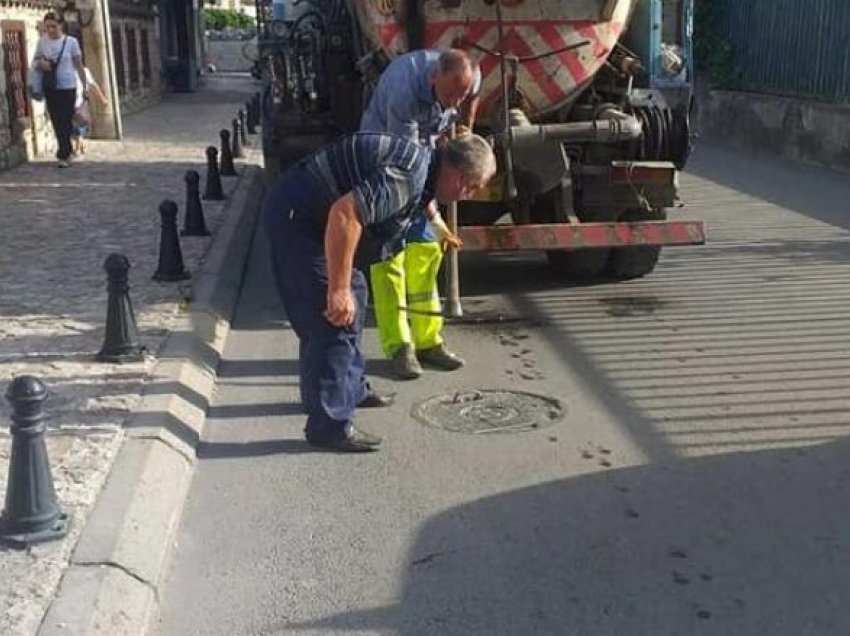 Pas paralajmërimeve për përmbytje, NPK Tetova pastron kanalizimet në qytet
