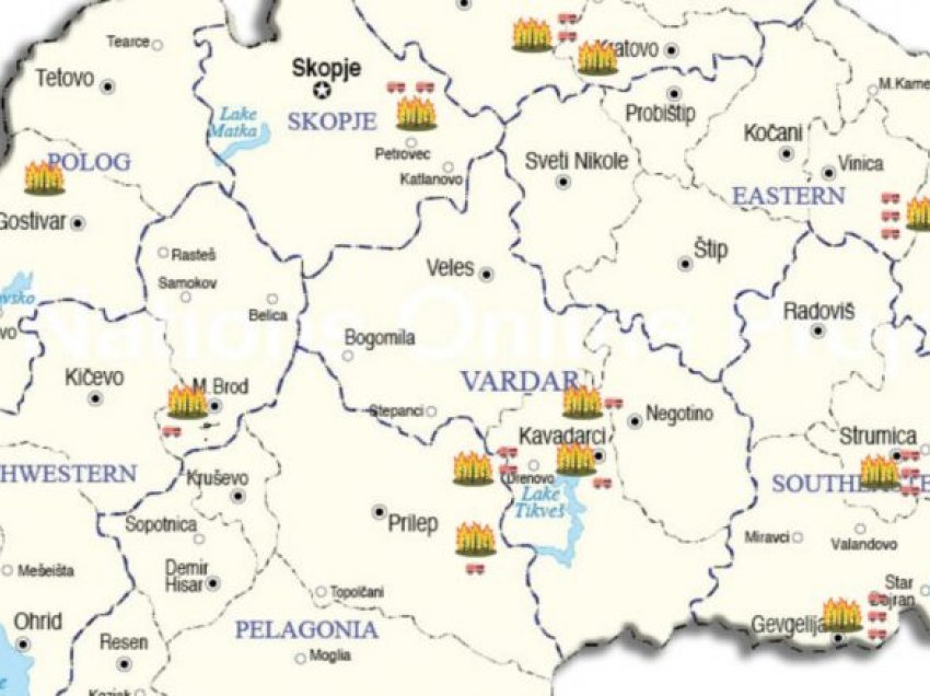 Në Maqedoni, Rumania dërgon aeroplan për shuarjen e zjarreve