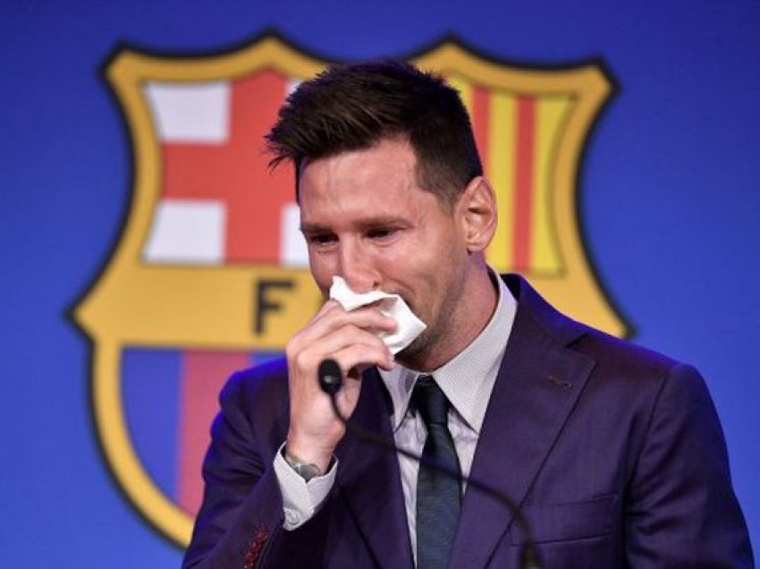 Peceta që Messi përdori për të fshirë lotët del në shitje për shifrën e paimagjinueshme