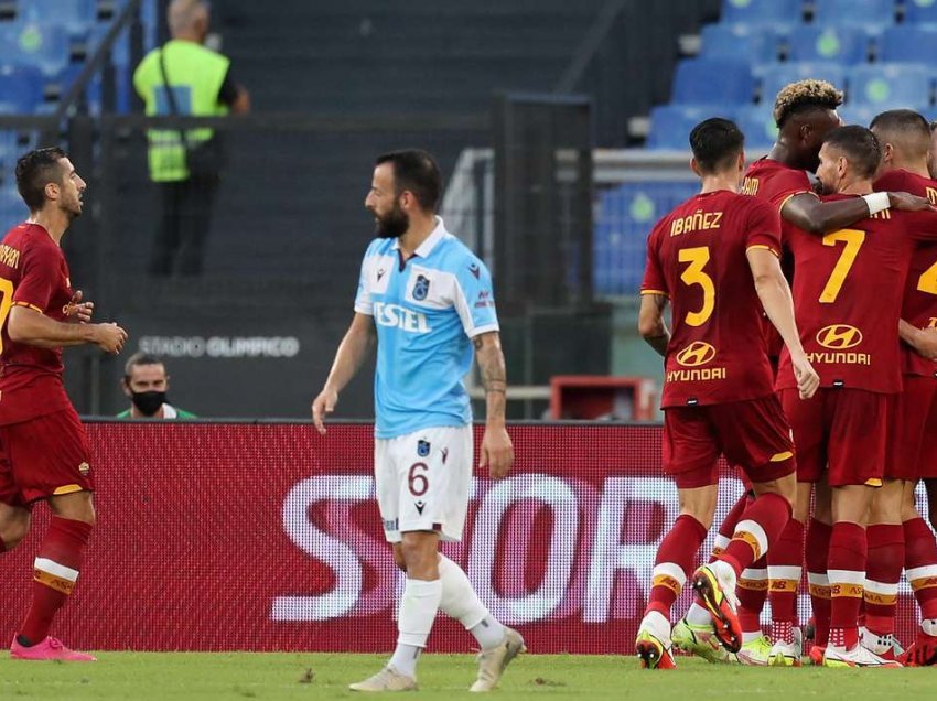 Roma rrëzon Trabzonsporin, Mourinho i gëzuar 