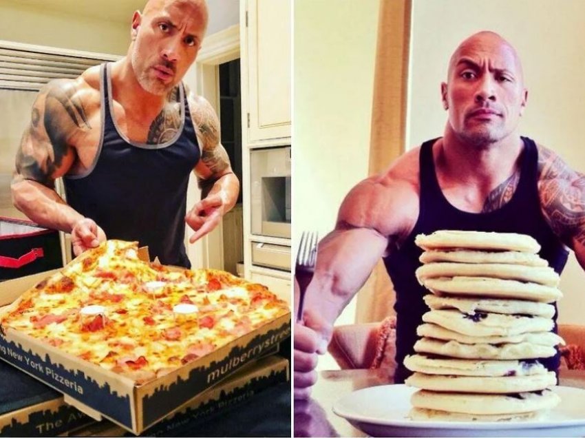 8000 kalori çdo ditë – Dieta ditore e Dwayne ‘The Rock’ Johnson