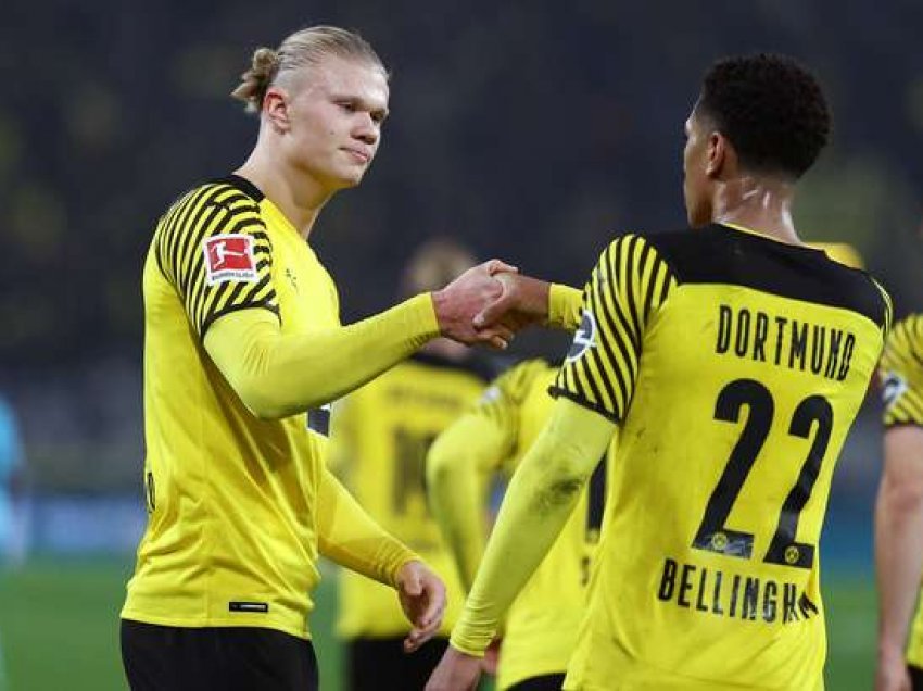 Dortmundi fiton bindshëm, Haaland shënues i dyfishtë