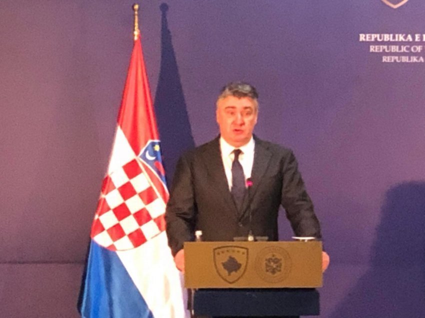 Presidenti kroat: Në Kosovë i keni disa virtyte që në Evropë nuk ekzistojnë