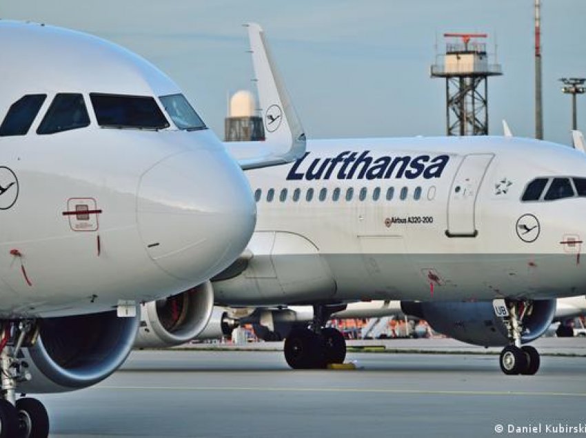 Lufthansa anulon 33,000 fluturime për shkak të kërkesës së ulët