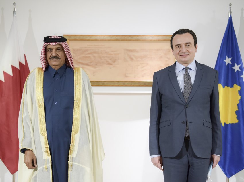 Kryeministri Kurti priti në takim Ambasadorin e Katarit, Ali Bin Hamad Al-Marri
