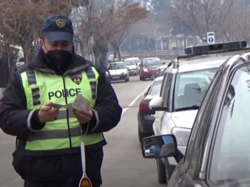 Gjobiten 164 vozitës në Shkup, 28 për tejkalim të shpejtësisë