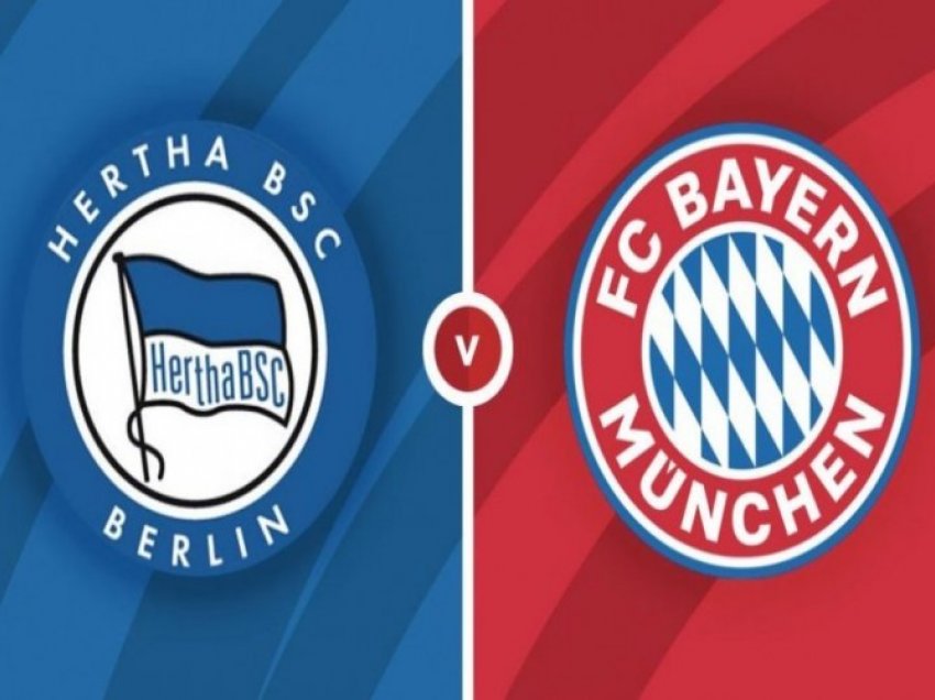 Hertha Berlin ka përballë Bayernin