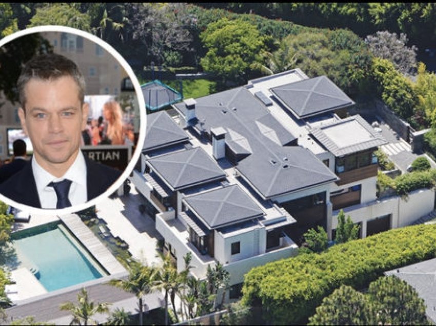 Matt Damon nxjerr në shitje vilën në Los Angeles