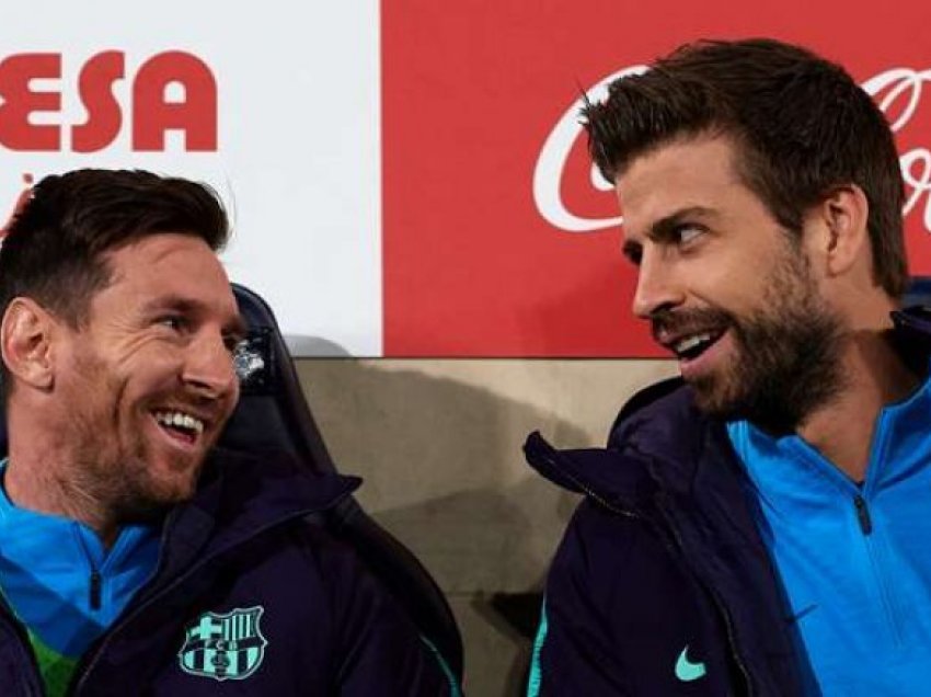 Pique: Messi është shumë i lumtur te Barcelona