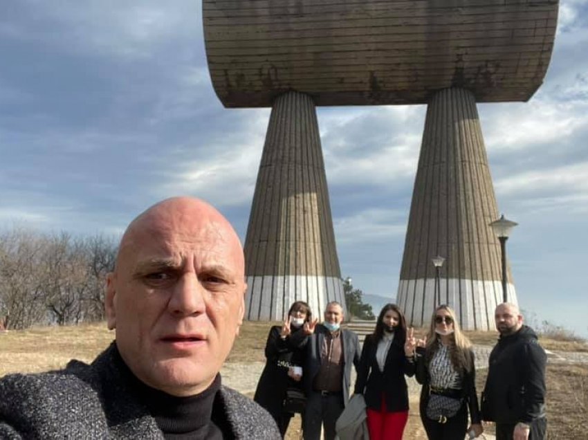 Gani Geci me vajzën e tij vizitë në Mitrovicën Veriore, këto janë fjalët e tij