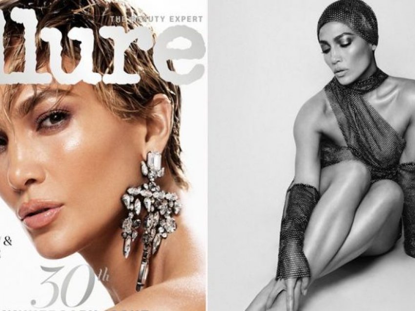 Jennifer Lopez debuton me stilin e ri të flokëve në magazinën “Allure”
