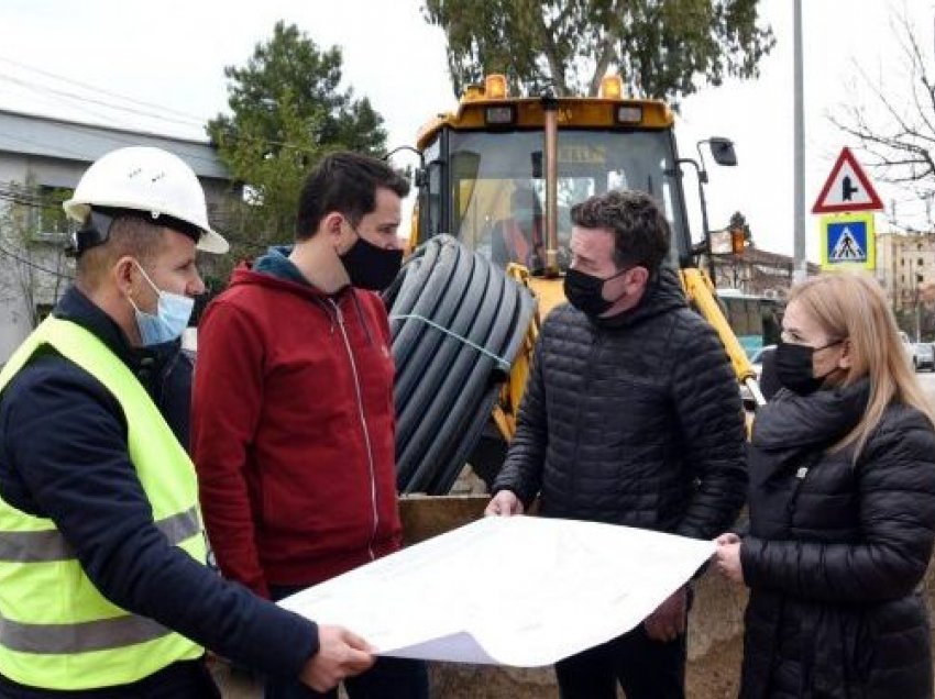 Veliaj inspekton punimet për ujësjellësin në Kinostudio: Përfitojnë 2400 banorë, rrisim cilësinë