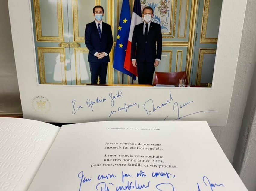 Macron i dërgon mesazh ambasadorit të Kosovës në Francë: “Faleminderit përsëri për kurajën tuaj”