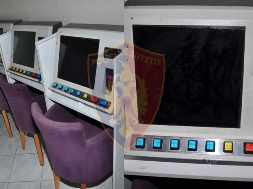 Operacion kundër lojërave të fatit/ Arrestohet pronari i lokalit në Dibër, sekuestrohen makineritë