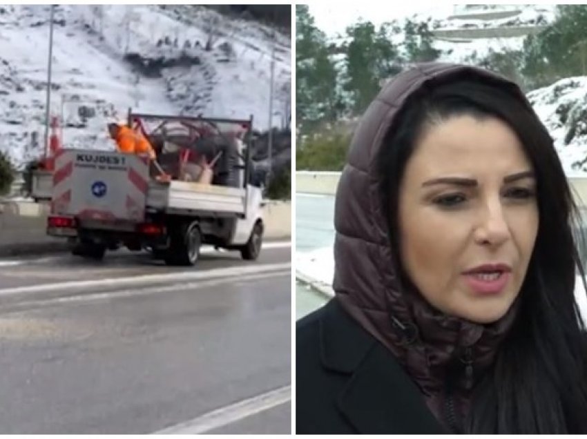 Ministrja Balluku reagon për bllokimin e rrugës Milot-Lezhë: Ja përse kërkuam ndalimin e mjeteve