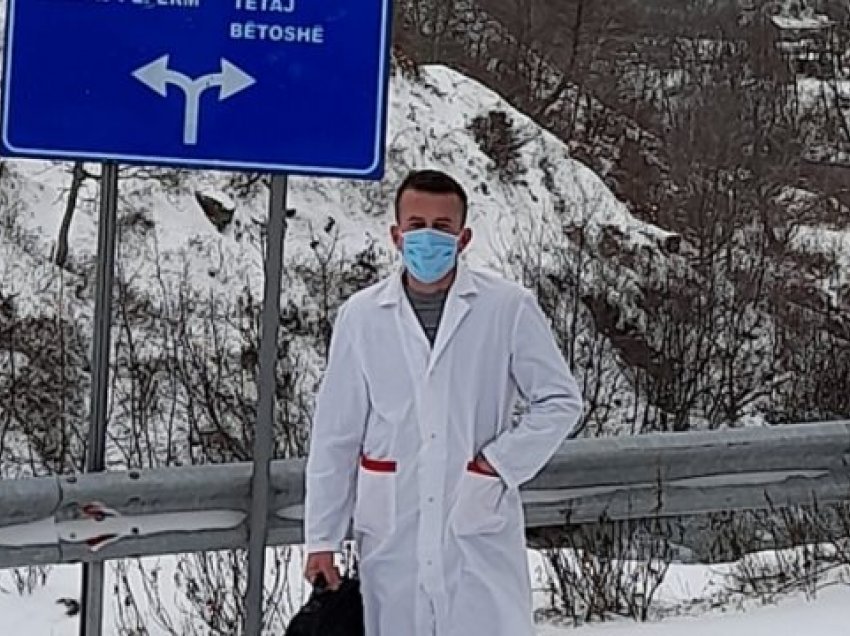 Heronjtë e heshtur/ Admir Qehaja, infermieri nga Tropoja që udhëton mes dëborës për të shërbyer