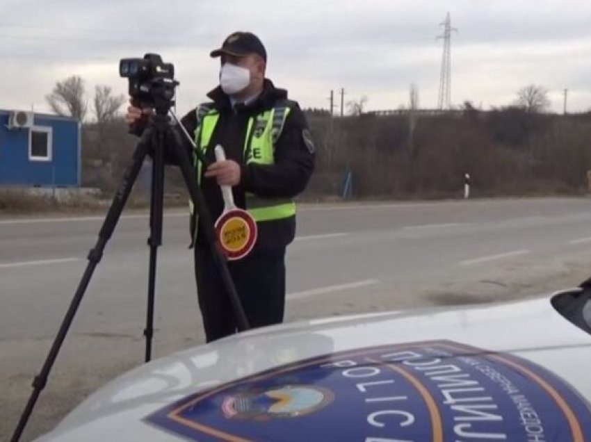 75 gjoba për tejkalim të shpejtësisë në autostradën Gjevgjeli-Kumanovë