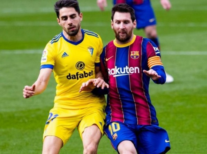 Notat e lojtarëve: Barcelona 1-1 Cadiz, vlerësohet paraqitja e Messi dhe Dembele
