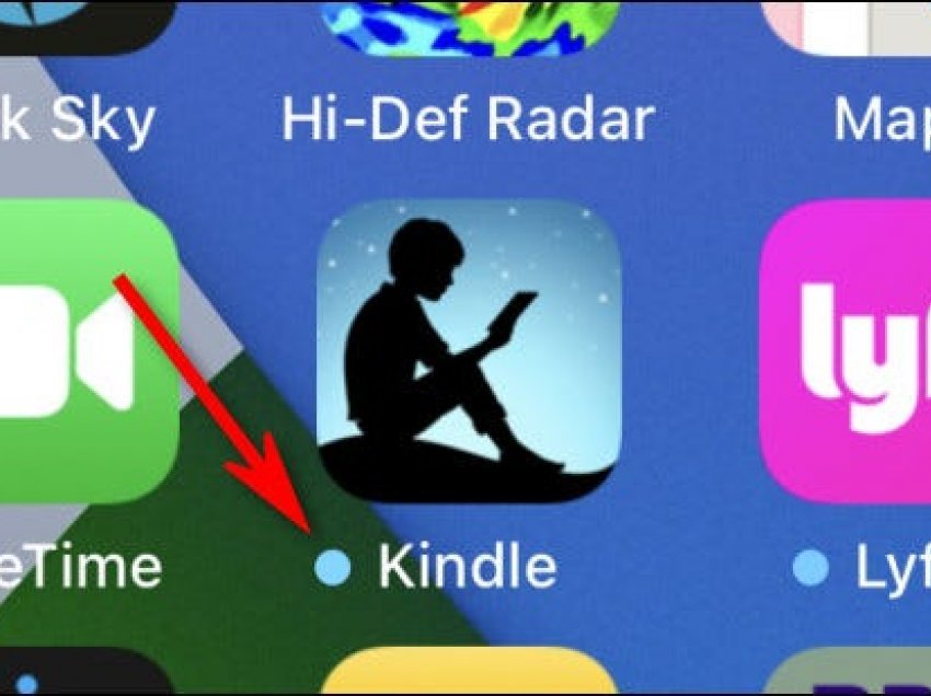 Çfarë nënkupton pika blu pran aplikacioneve në iPhone ose iPad