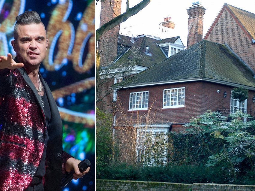 Robbie Williams nxjerr në treg shtëpinë e ‘përndjekur nga fantazmat’ dhe zhvendoset Zvicër