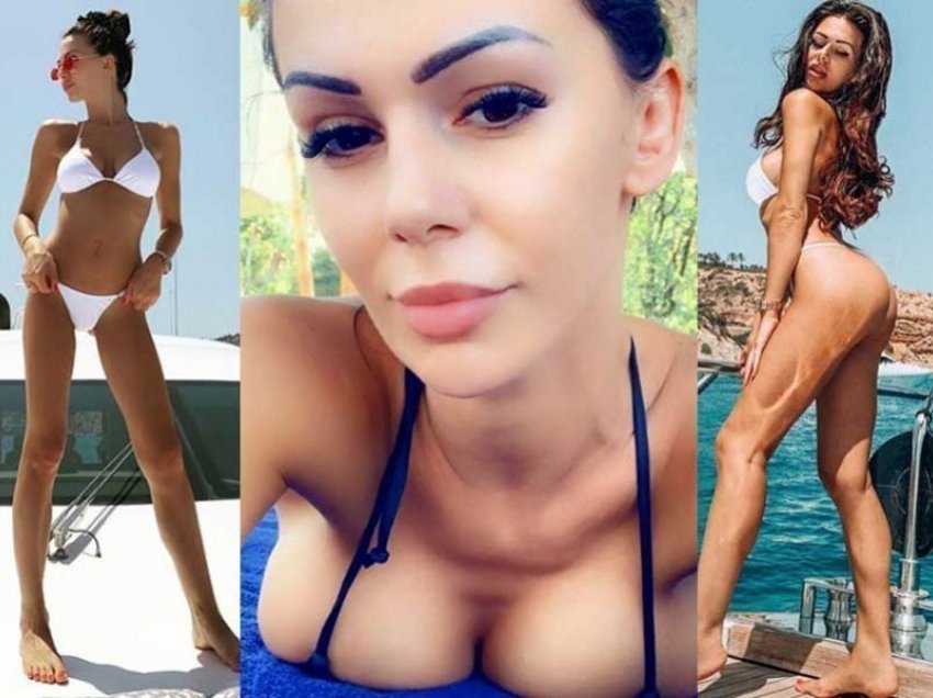 Ish-gruaja e futbollistit shqiptar pozon nudo në plazh, kujdes kur t'i shikosh...