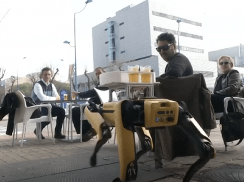 Robotët shpërndajnë birra në baret e Spanjës