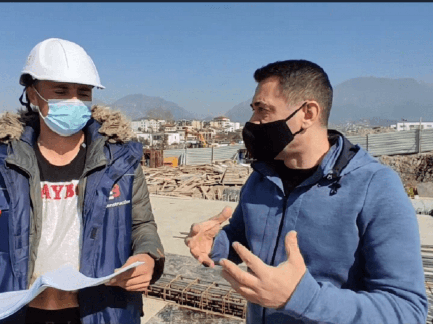 Rindërtimi/ Ahmetaj inspektime në kantierin tek ‘5 Maji’ në Tiranë: Për 14 muaj do kthehet në një qendër të dytë moderne për kryeqytetin