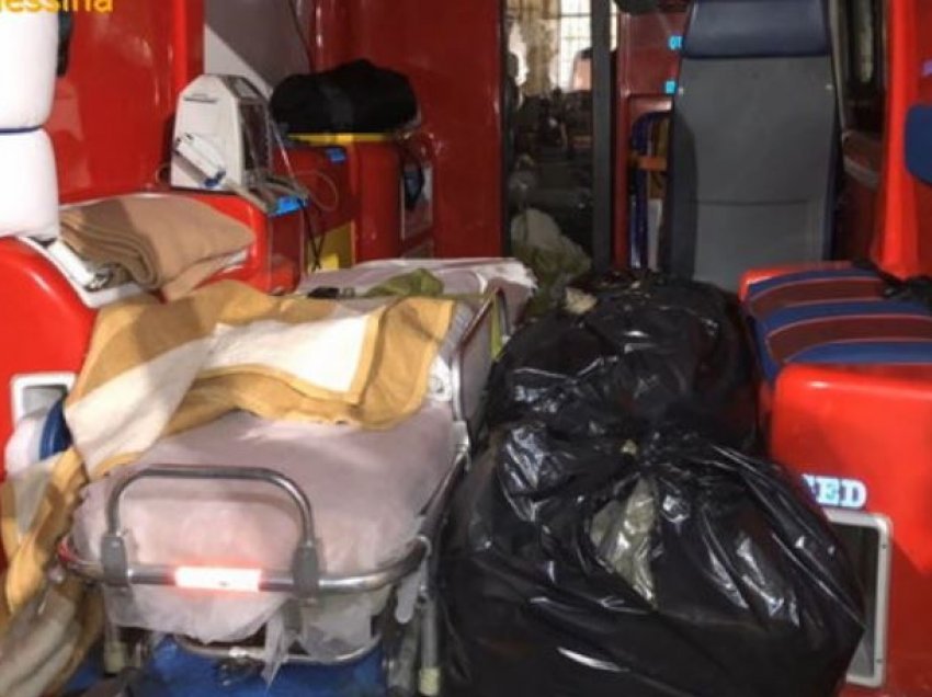 U kapën me 30 kg marijuanë të fshehur në ambulancë, arrestohen dy persona në Itali