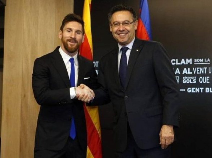 Detajet e rinovimit të kontratës së Messit me Barcelonën në vitin 2017