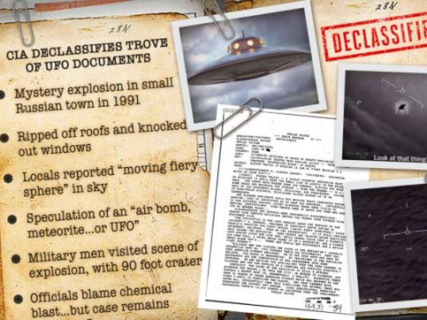 Publikohen dokumentet e CIA-s për UFO-t
