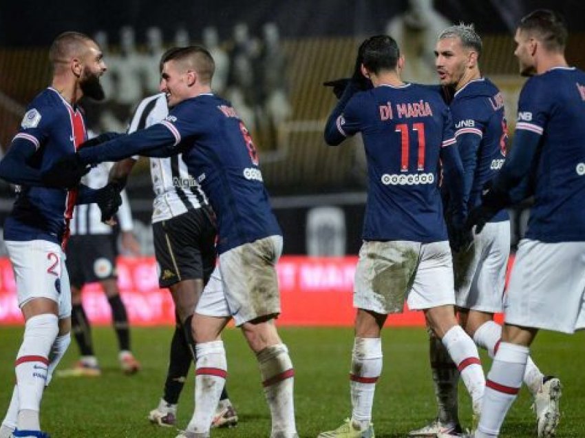 PSG vuan kundër Angers por fiton, merr kreun e Ligue 1