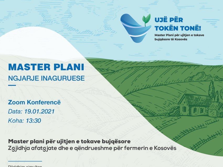 Ministria e Bujqësisë prezanton Master Planin e Ujitjes në Kosovë