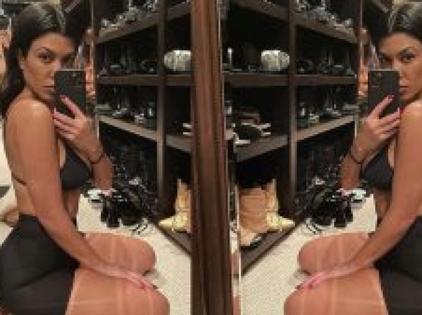 Kourtney Kardashian tregon figurën e saj të bujshme, në linjën e të brendshmeve të reja “SKIMS”