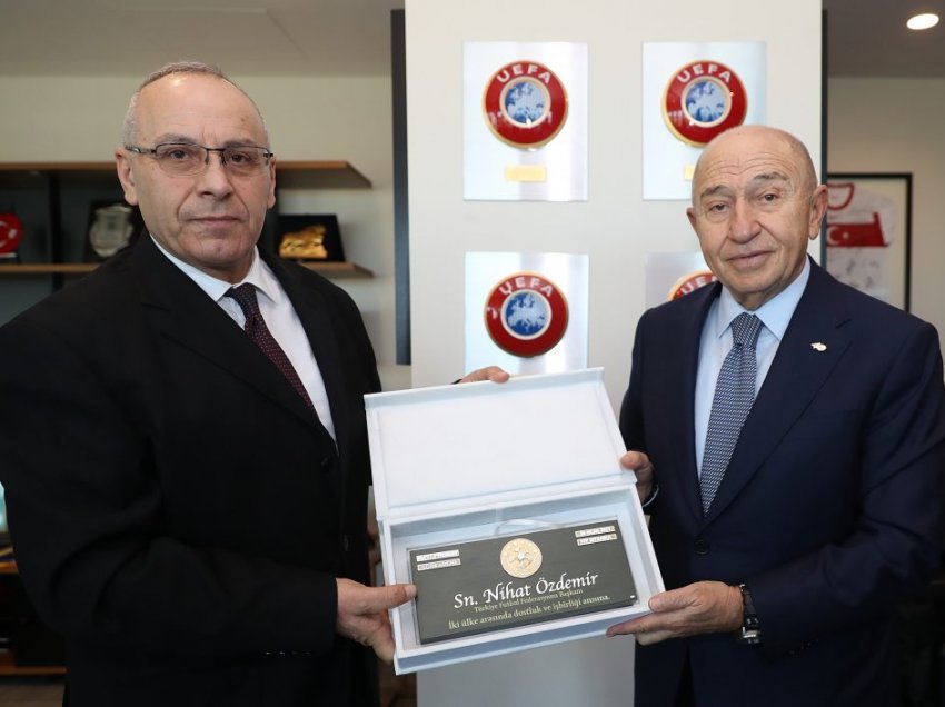 Ademi dhe Ozdemir, nënshkruhet Memorandumi i Bashkëpunimit me Federatën e Futbollit të Turqisë