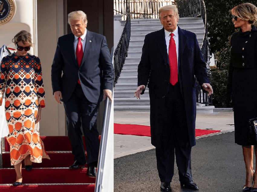 Çifti Trump mbërrin në Mar-a-Lago/ Melania ‘e gatshme’ për diellin e Floridas me veshjen ‘kaftan’ Gucci