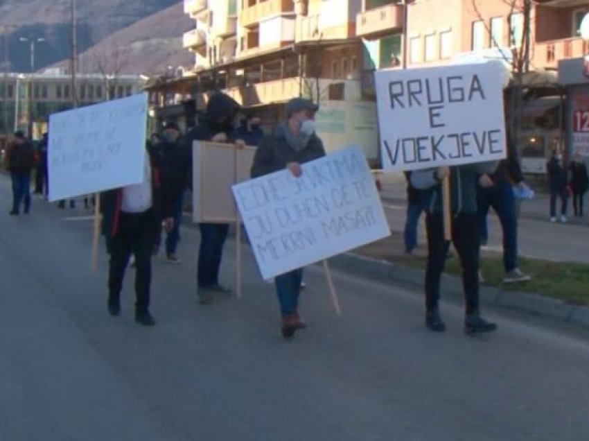 “Rruga e vdekjeve”, protestuesit me ultimatum për komunën e Tetovës