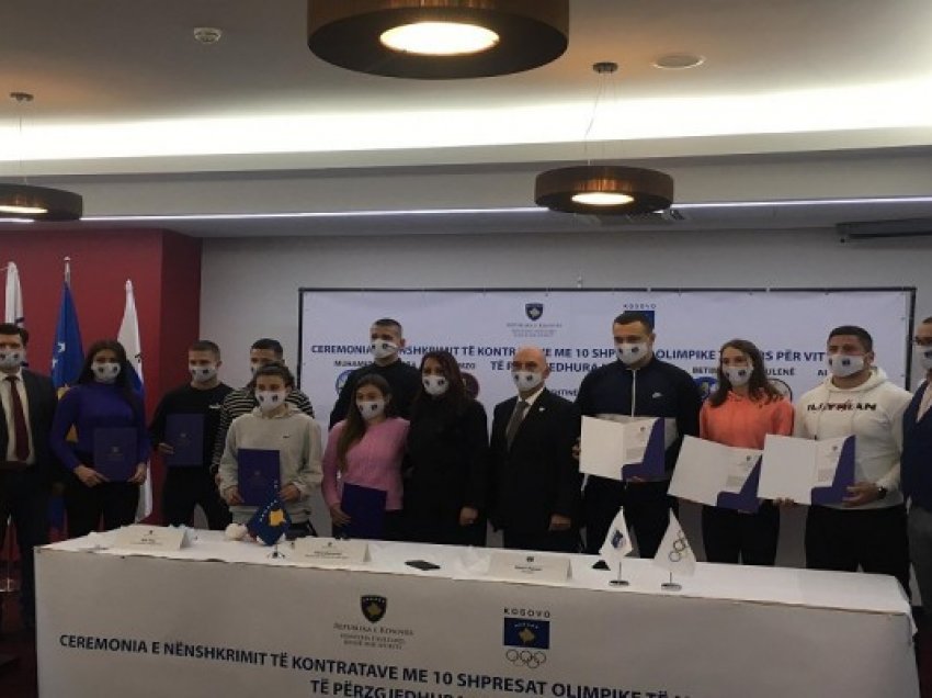 Ndahen bursa për 10 sportistët e rinj që do ta përfaqësojnë Kosovën në Lojërat Olimpike 2021