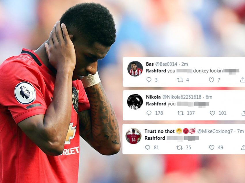 Tifozët e Manchester United të papërmbajtshëm, reagon ashpër Rashford pas komenteve raciste