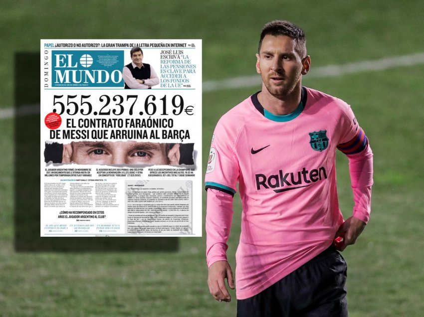 Zbulohen gjitha detajet nga kontrata marramendëse e Lionel Messit me Barcelonën