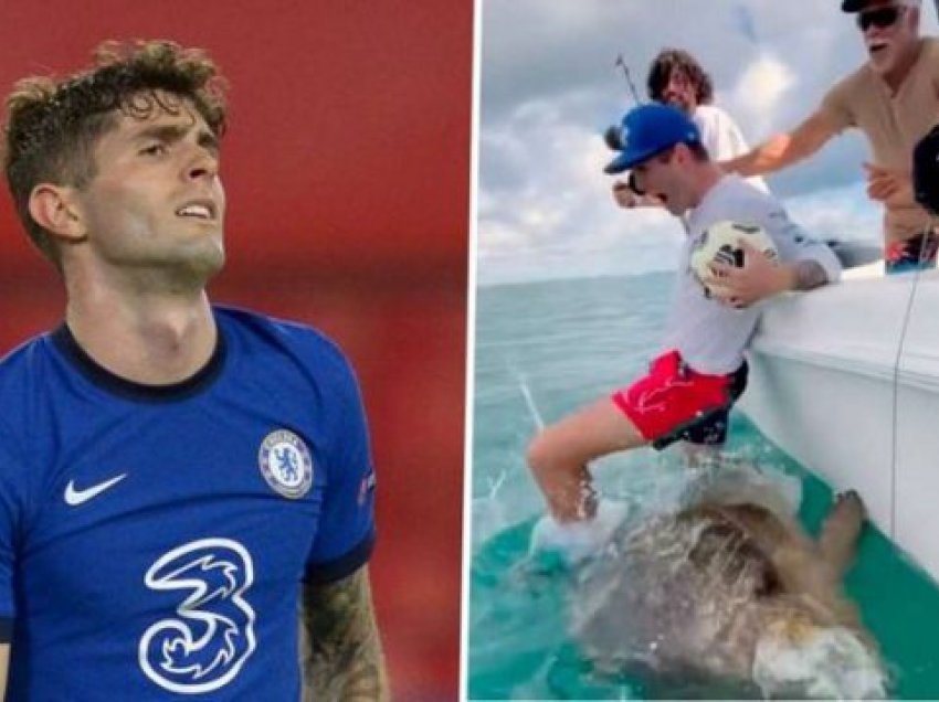 Bie në “gojën” e peshkut gjigand, lojtari i Chelsea-t shpëton për mrekulli