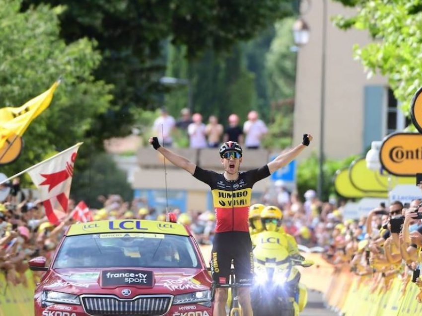 Van Aert - trim i ditës, fiton etapën e 11-të të “Tour de France 2021”