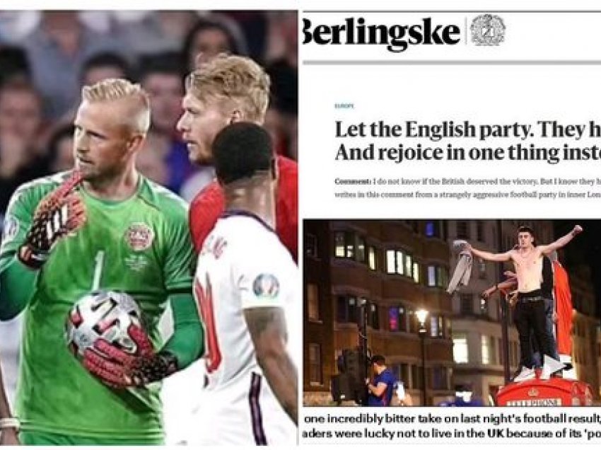 Mediat daneze: Lërini anglezët të festojnë, gëzimi i tyre si në festën e murtajës